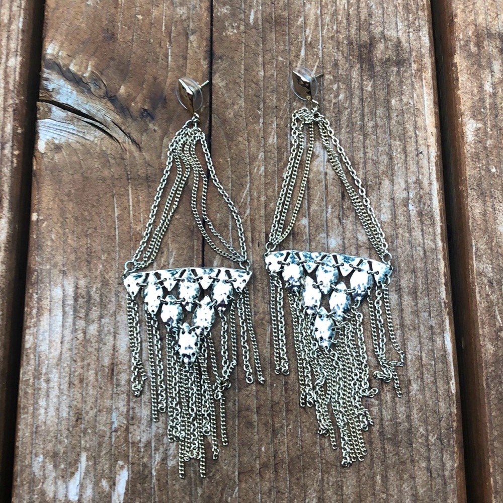 Kendra Scott Gold Vintage Chain Earrings